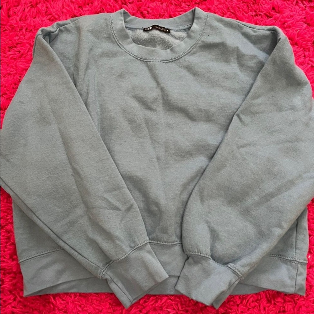 Zara Blue Crewneck